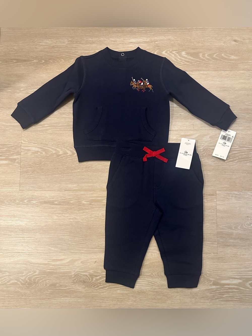 Polo Ralph Lauren Toddler Triple Pony Fleece Sweatshirt & Pant Set